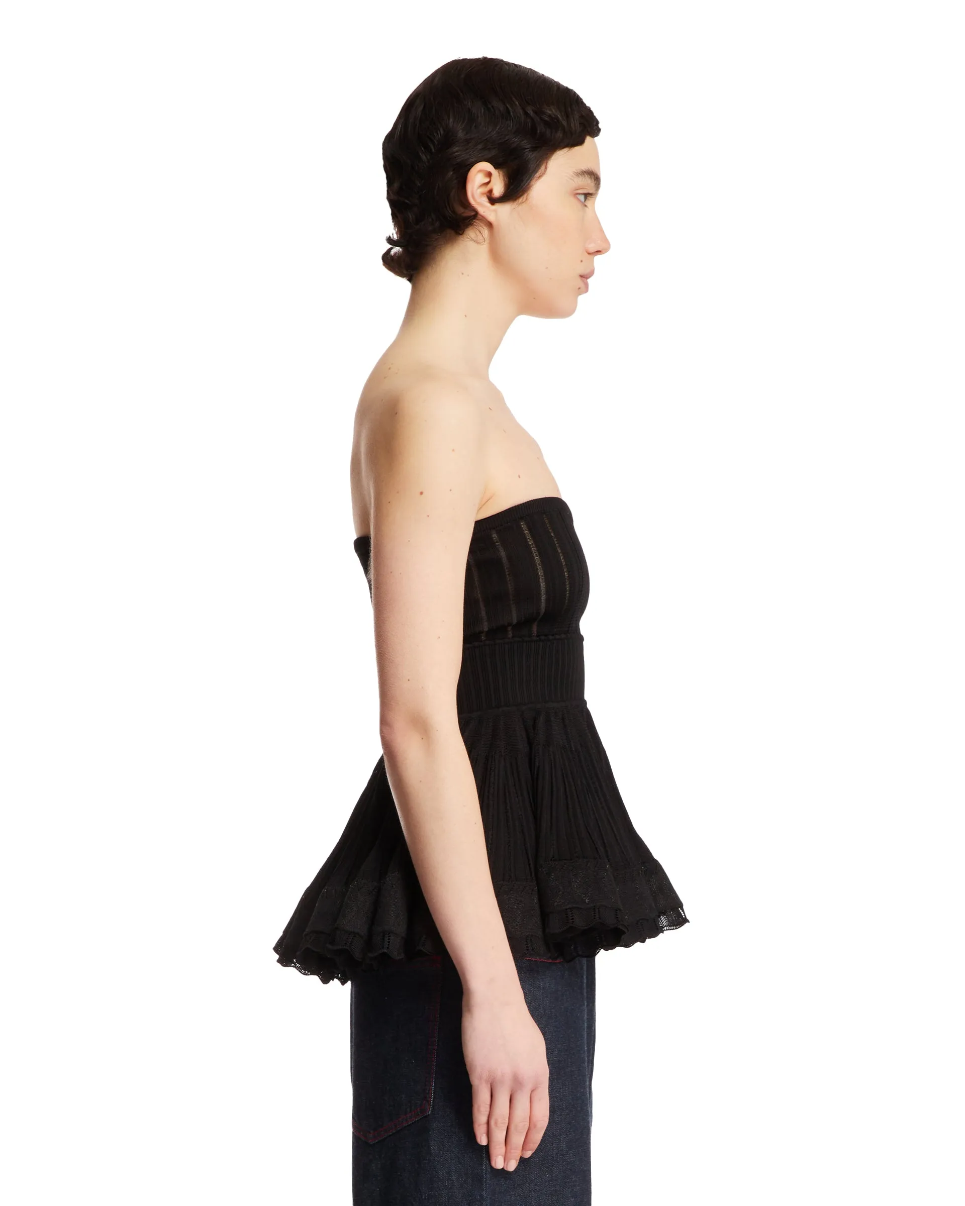 Black Crinoline Top