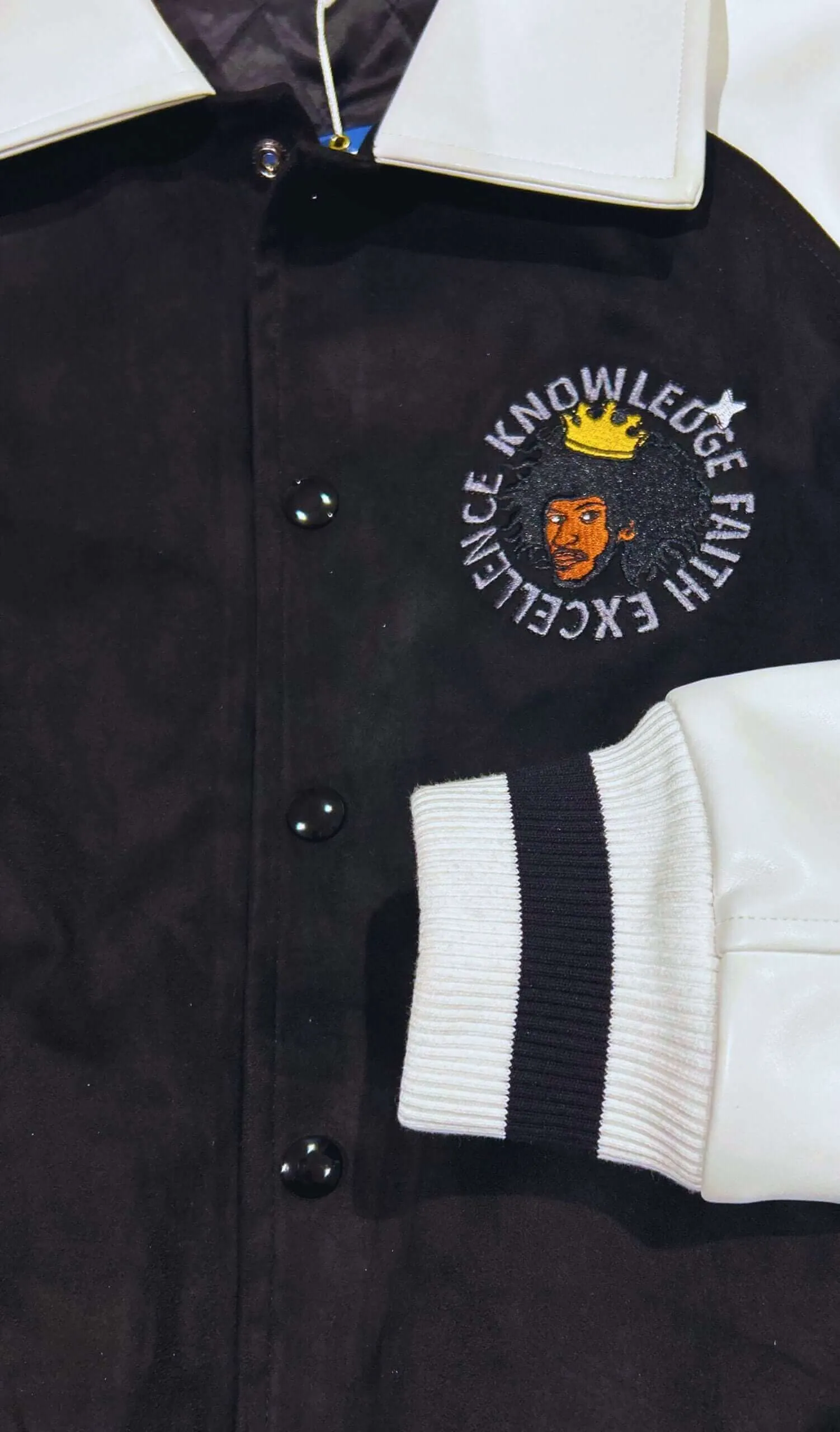 Black Excellence Varsity Jacket