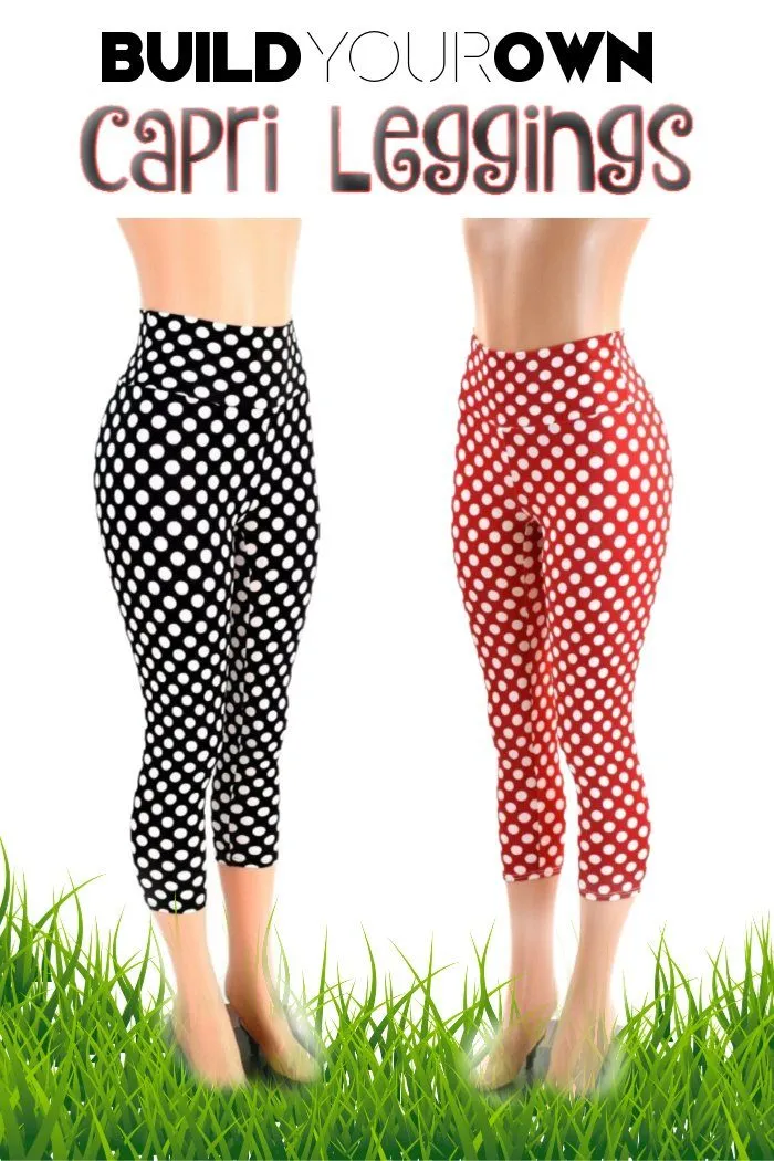 Build Your Own High Waist Capri Leggings