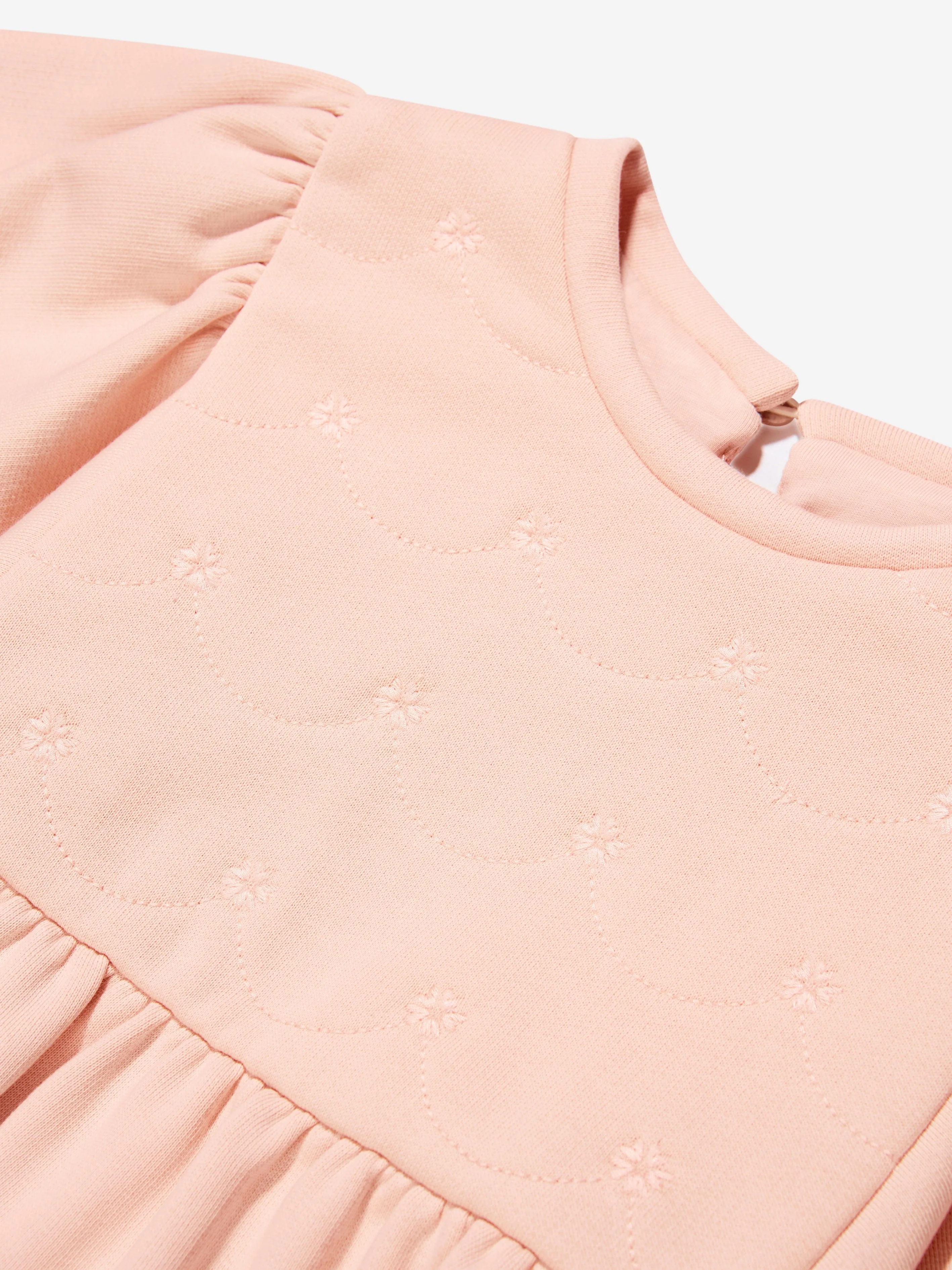 Chloé Girls Flower Dress in Pink