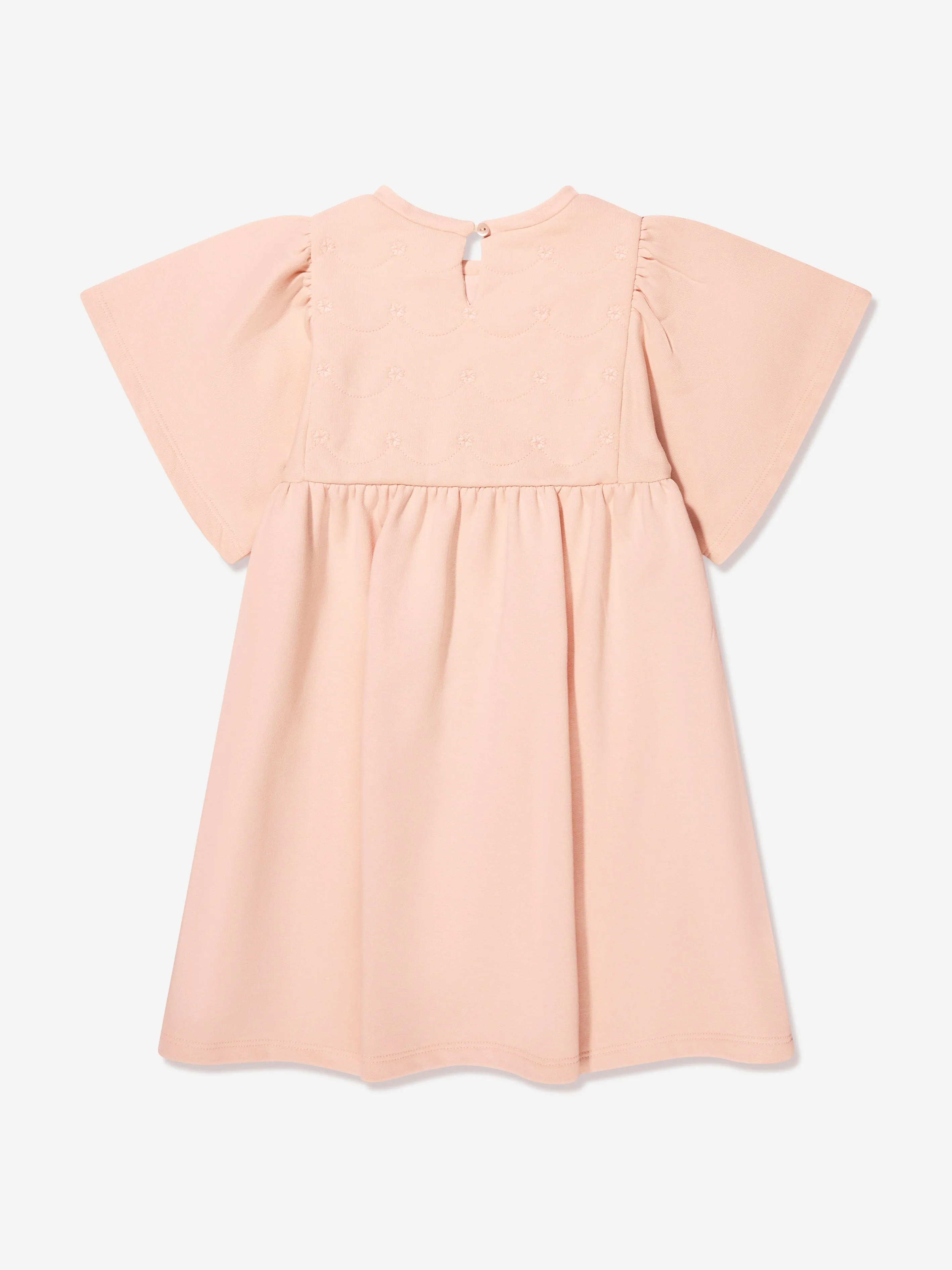 Chloé Girls Flower Dress in Pink