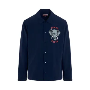 Elephant Coach Jacket in Midnight Blue