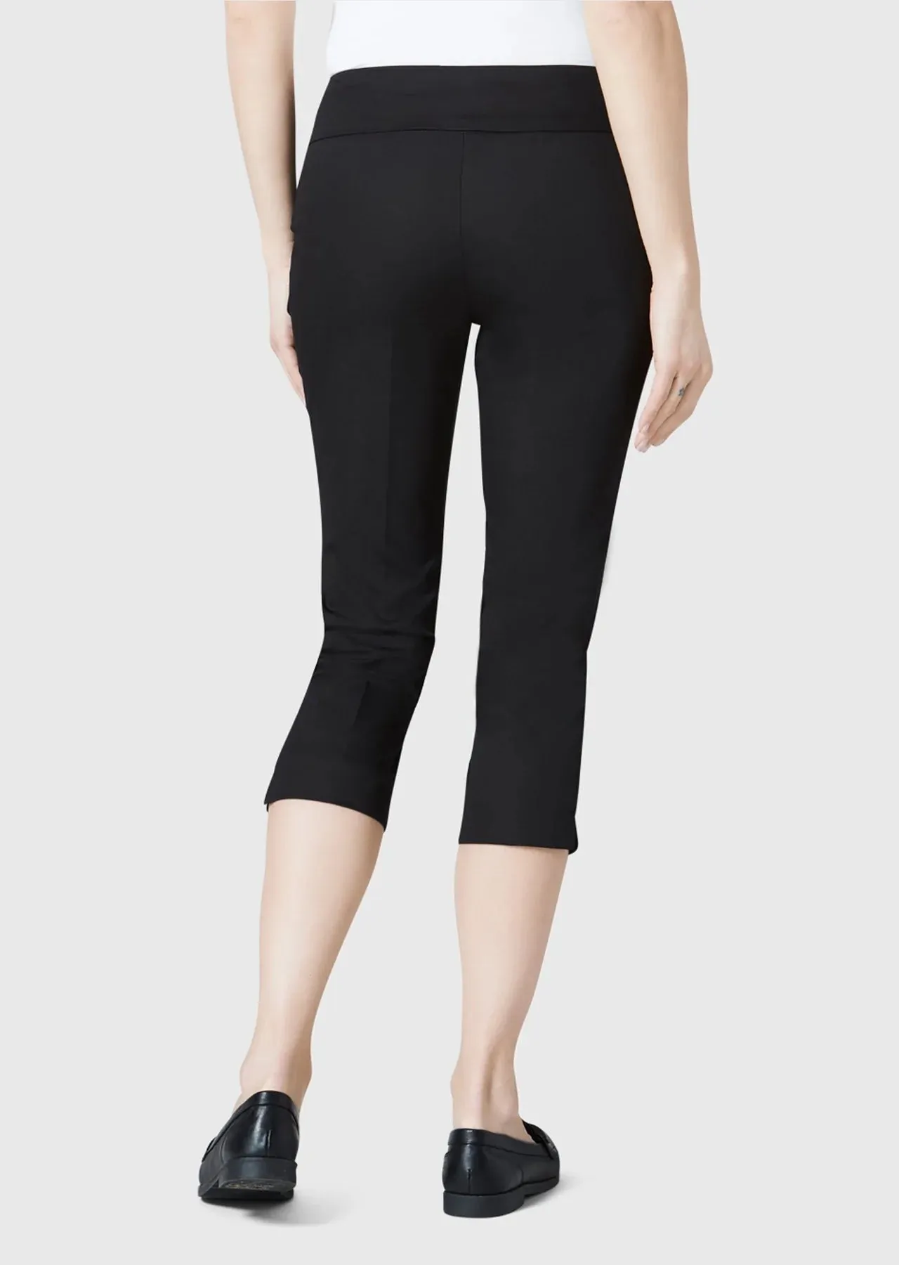 Essentials Slim Capri Pants, Mercury Stretch