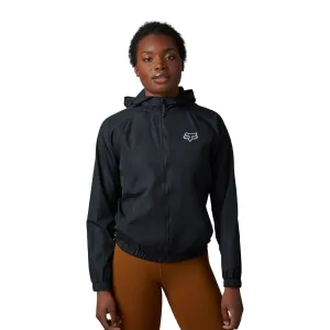 Fox Racing  Womens Boundary Windbreaker Jacket Water Repellant Packable Black