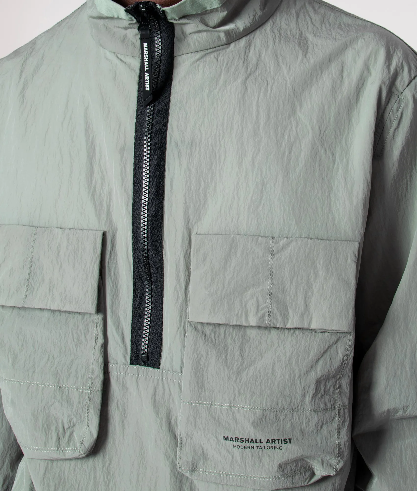 Half Zip Krinkle Windbreaker