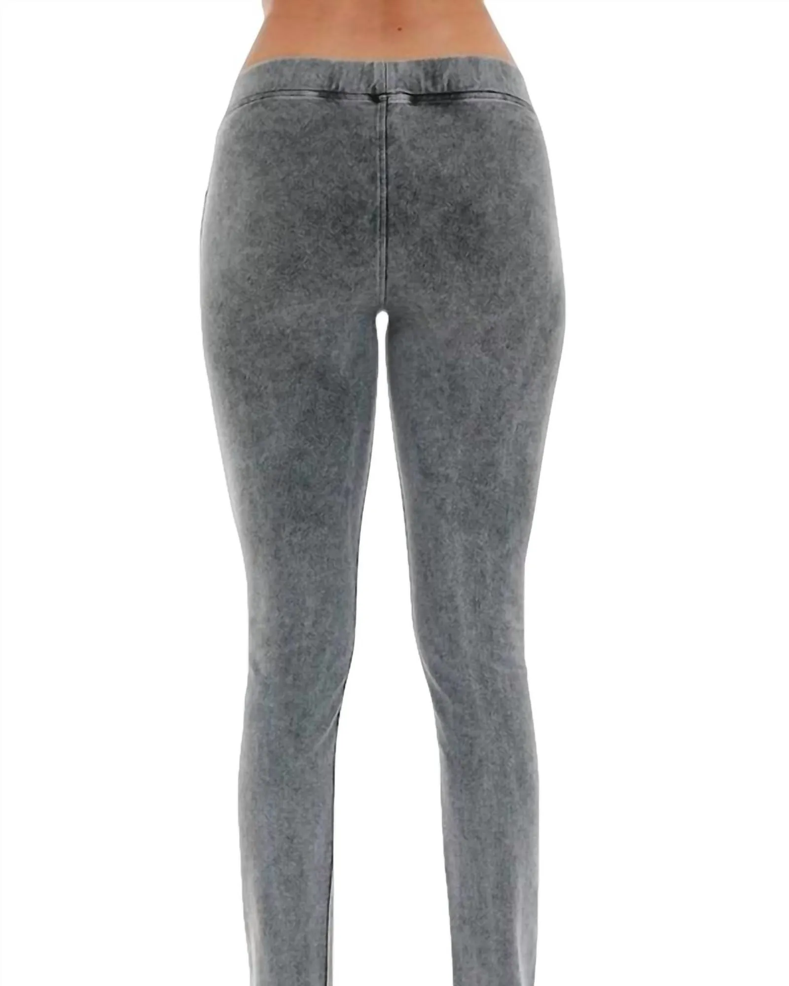 High Rise Capri In Charcoal | Charcoal