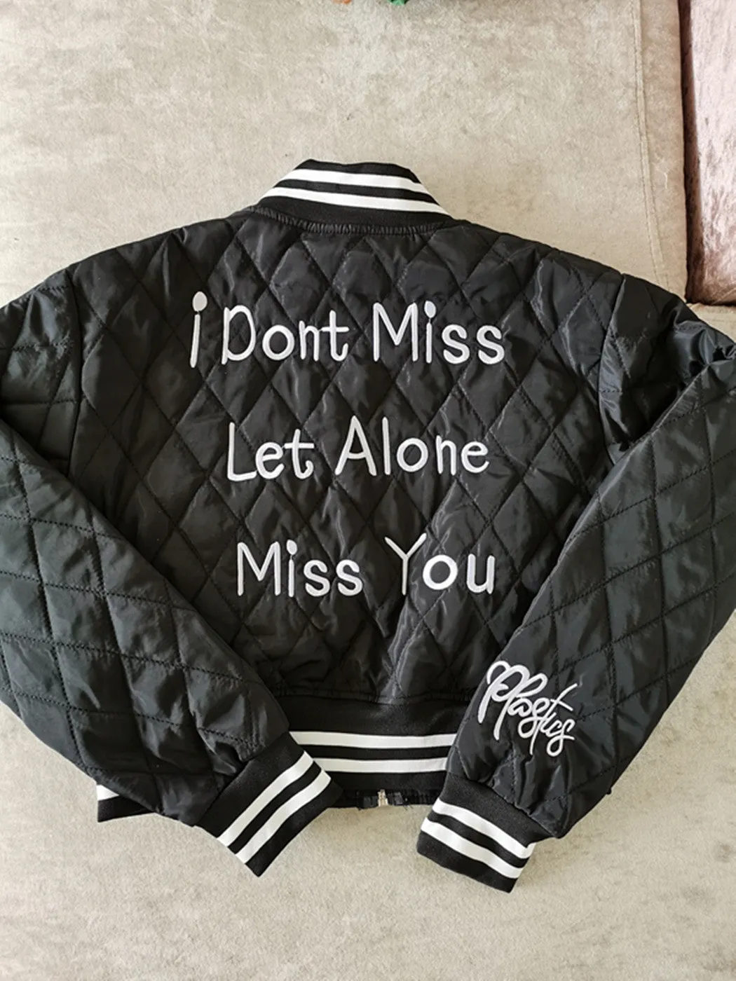 I Don't Miss/In My Bag Varsity Jacket