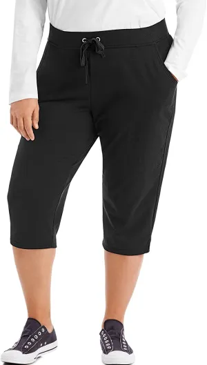 Just My Size Women's French Terry Capri