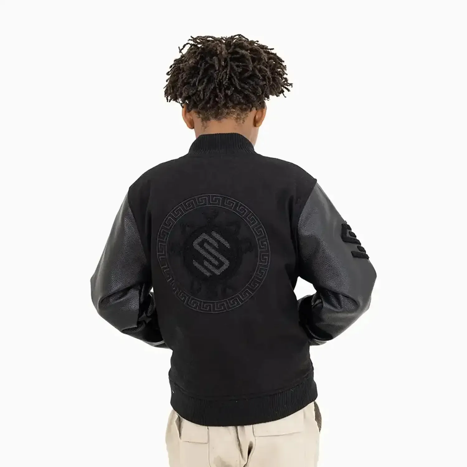 Kid's Circle Wool Varsity Jacket