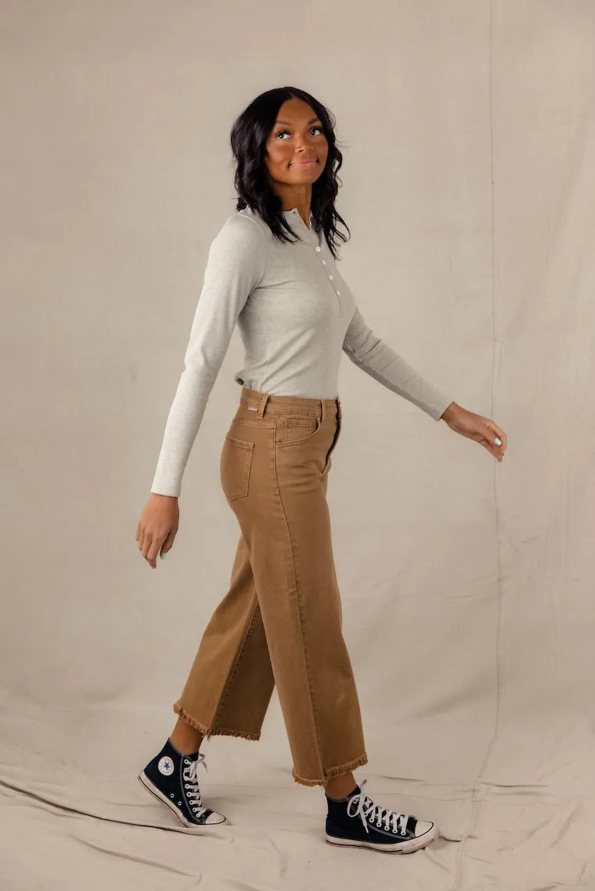 Laurie High Rise Raw Edge Pants