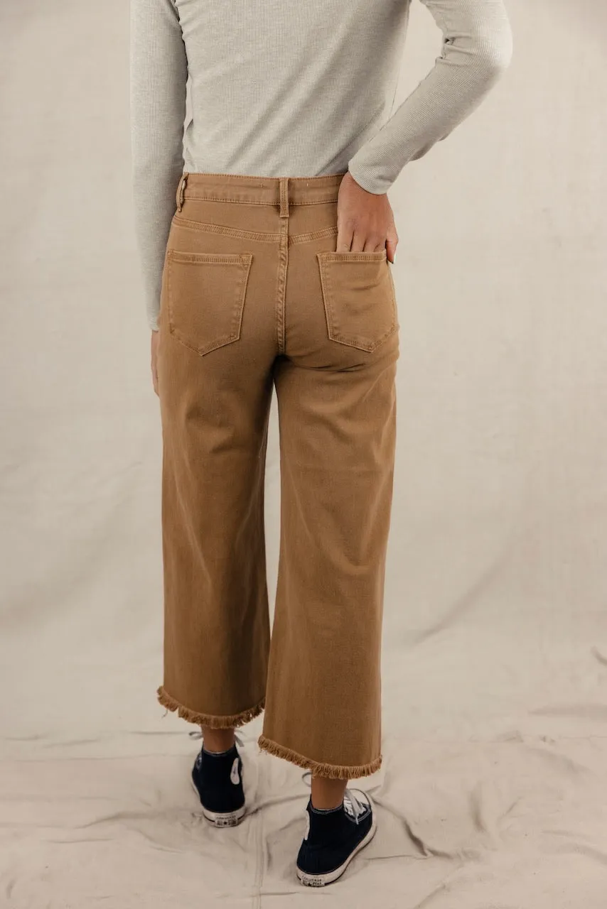 Laurie High Rise Raw Edge Pants