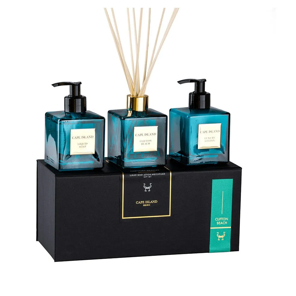 Luxury Boxed Gift Set | Soap, Lotion & Fragrance Diffuser