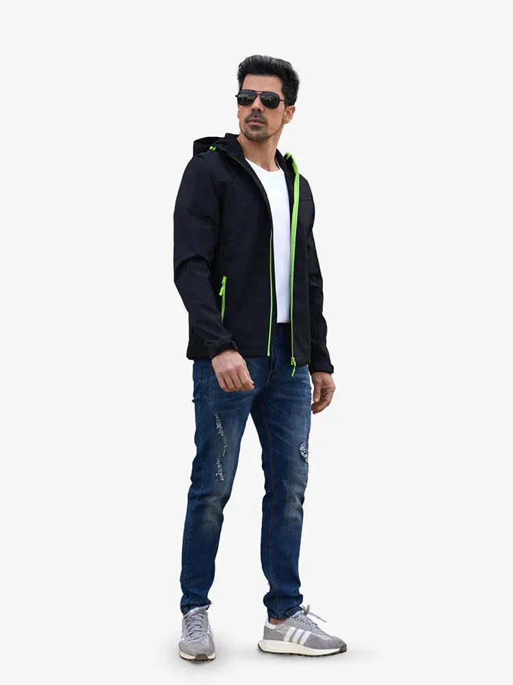 Men's Alocasia Fluorescent Trim Softshell Jacket