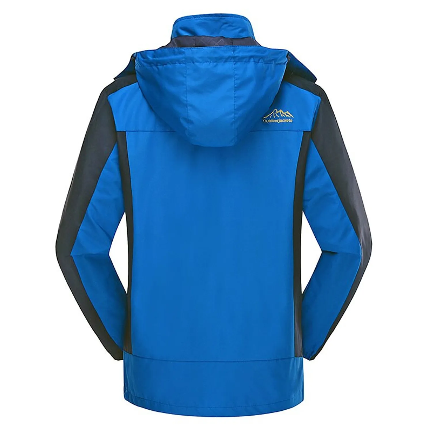 Men's Autumn Waterproof Hooded Windbreaker | Plus Size