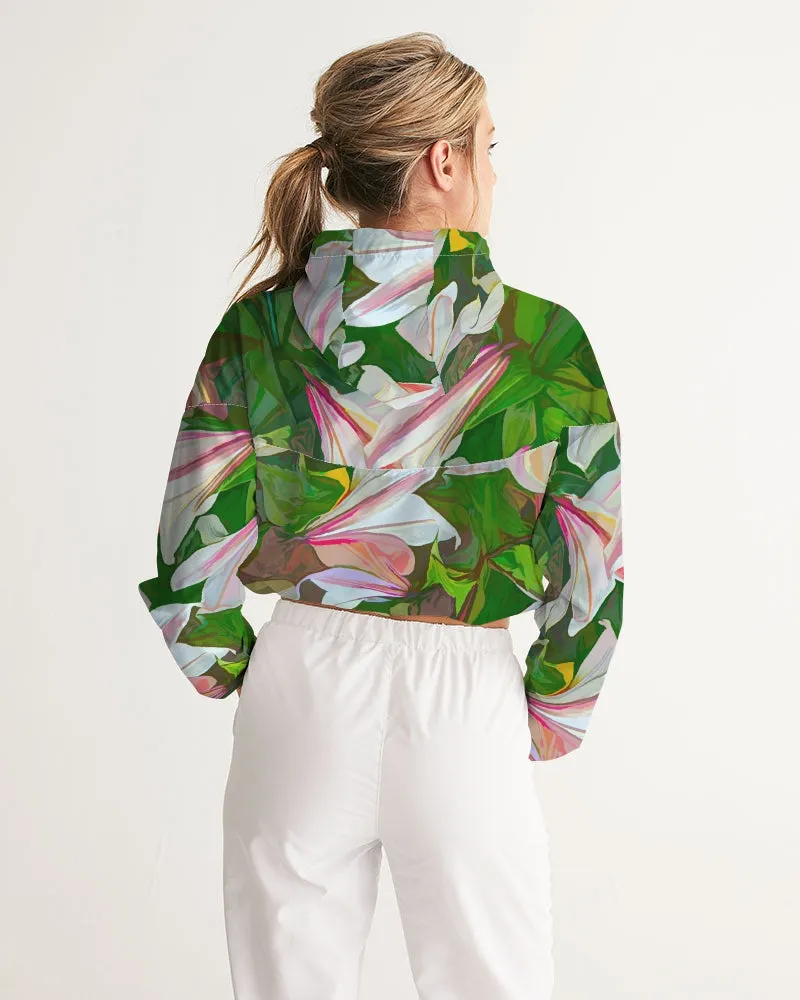 Miami Vibe Fashion Cropped Windbreaker