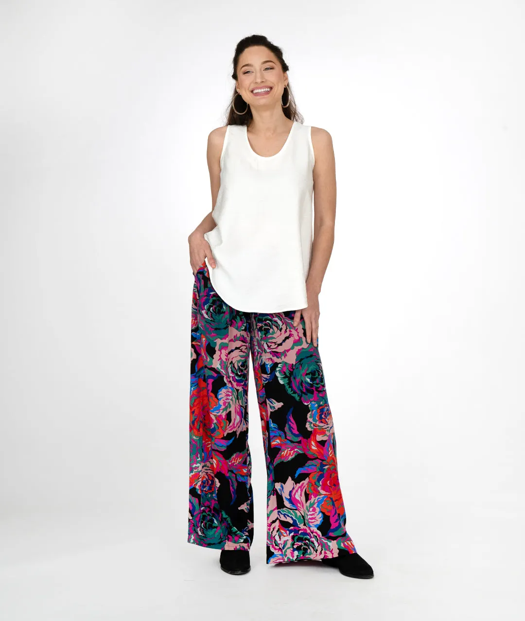 Niche - Rayon - Palazzo Pant - Black