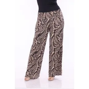 Palazzo Pants - Brown/Black Swirl - #1920-1929