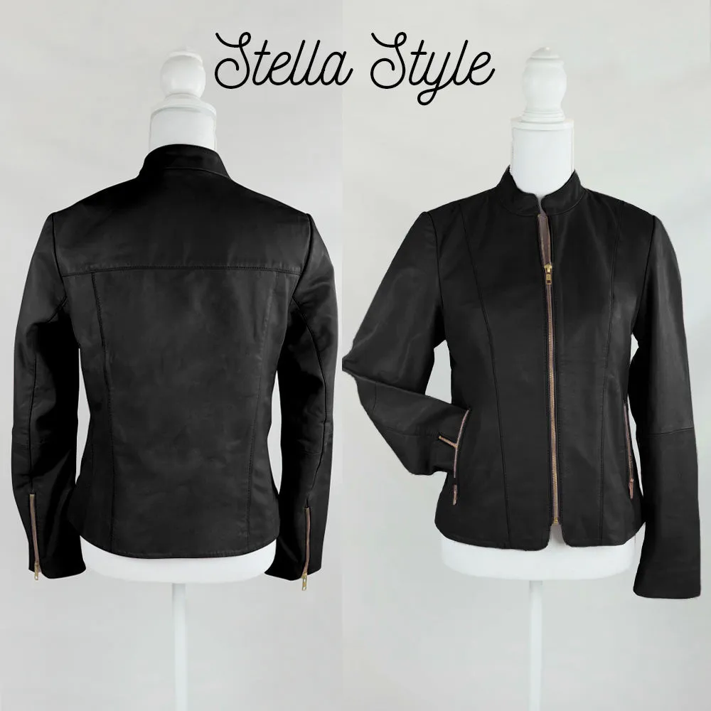 (Real Leather) To The Moon and Back Leather Jacket