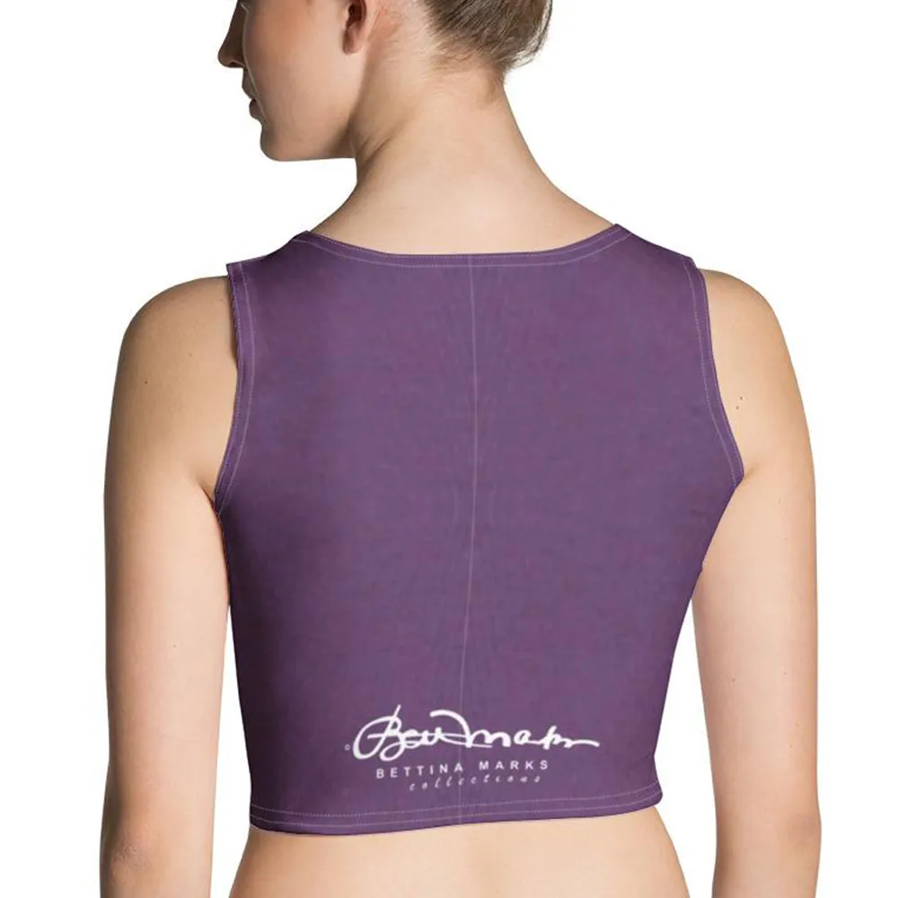 Royal Purple Crop Top