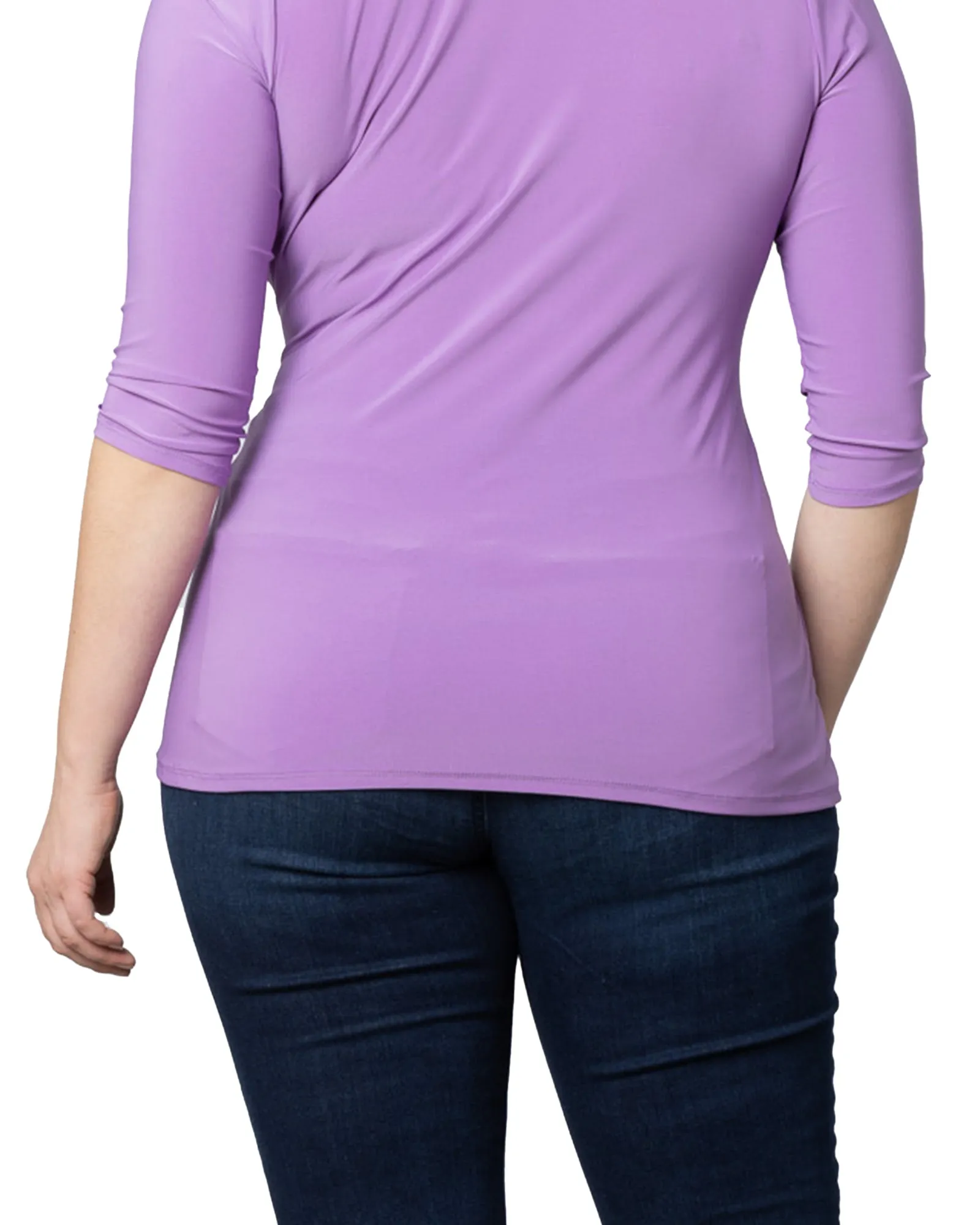 Shanna Faux-Wrap Top | LAVENDER FIELDS