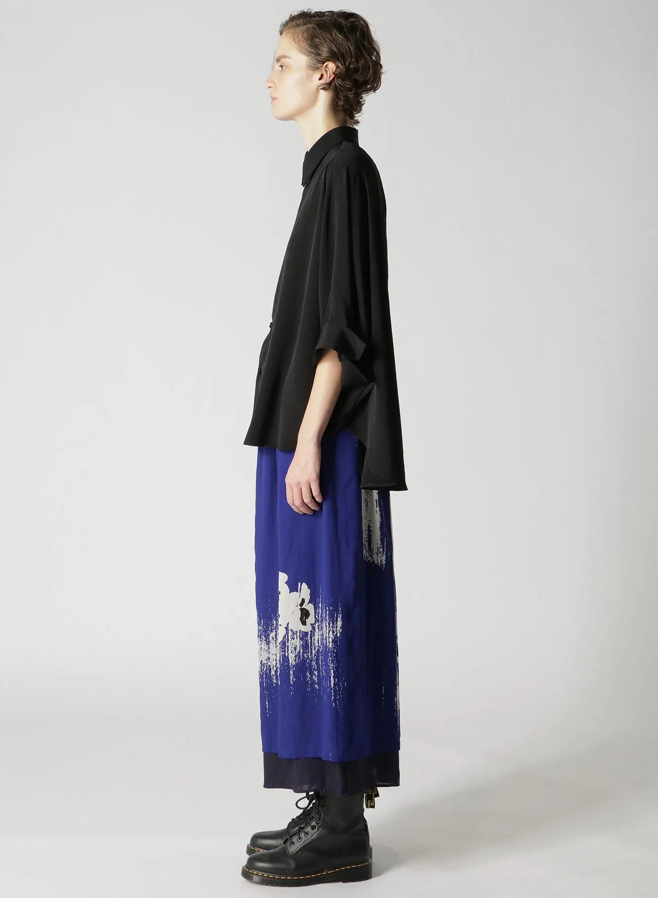 SHORT SLEEVE CAPE-SHIRT