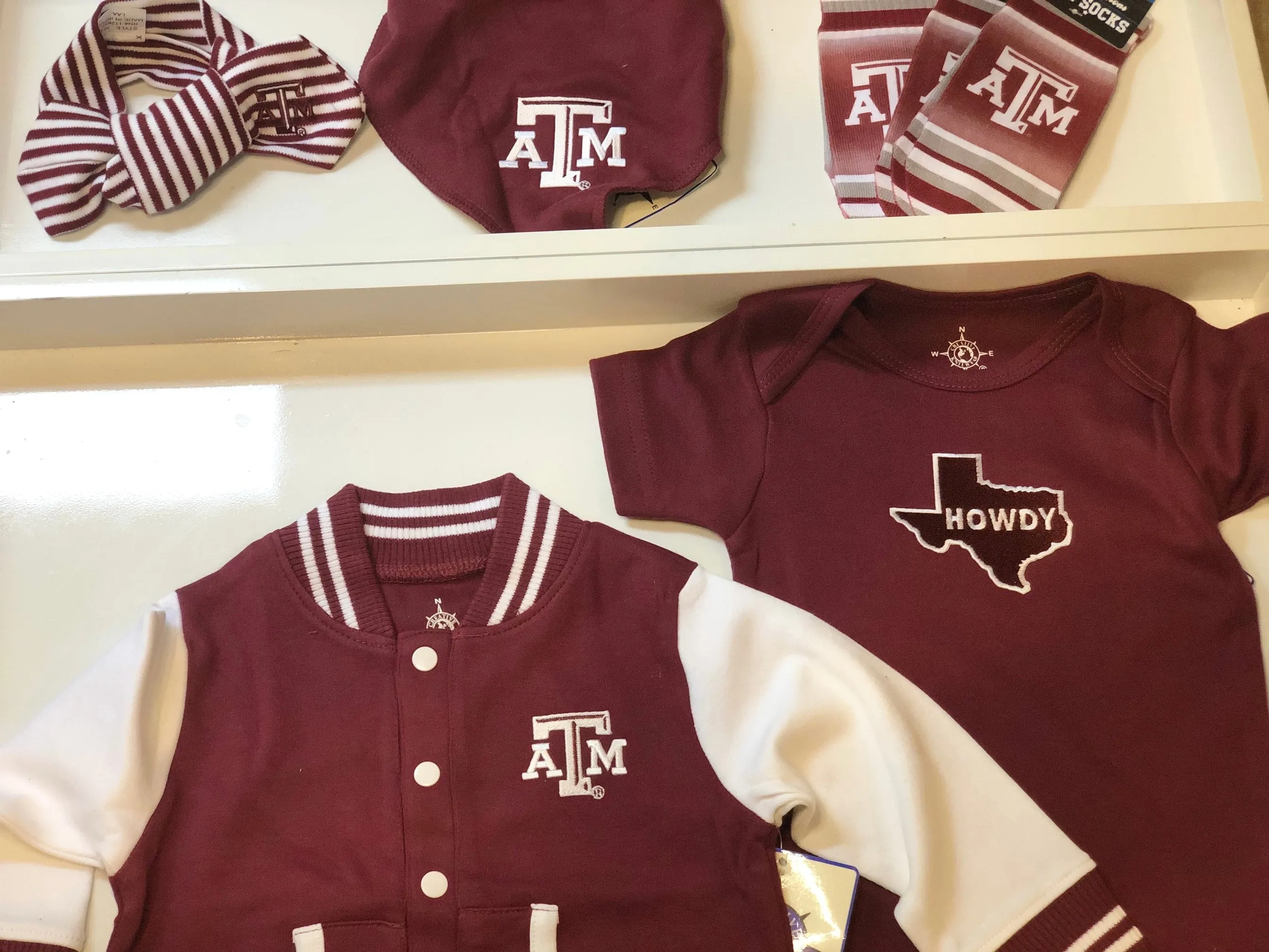 Texas A & M Children's Varsity Jackets