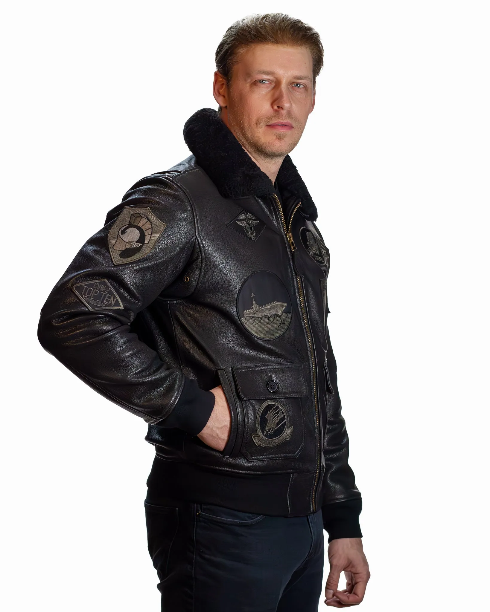 TOP GUN® OFFICIAL SIGNATURE SERIES LEATHER JACKET 2.0