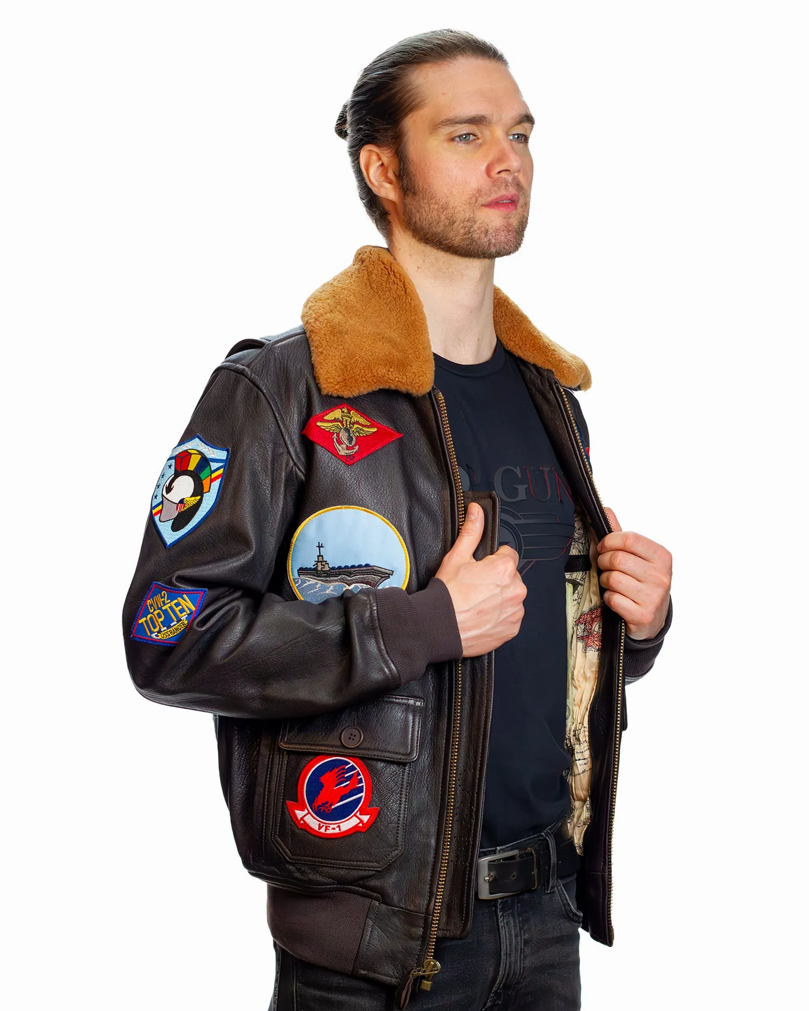 TOP GUN® OFFICIAL SIGNATURE SERIES LEATHER JACKET 2.0