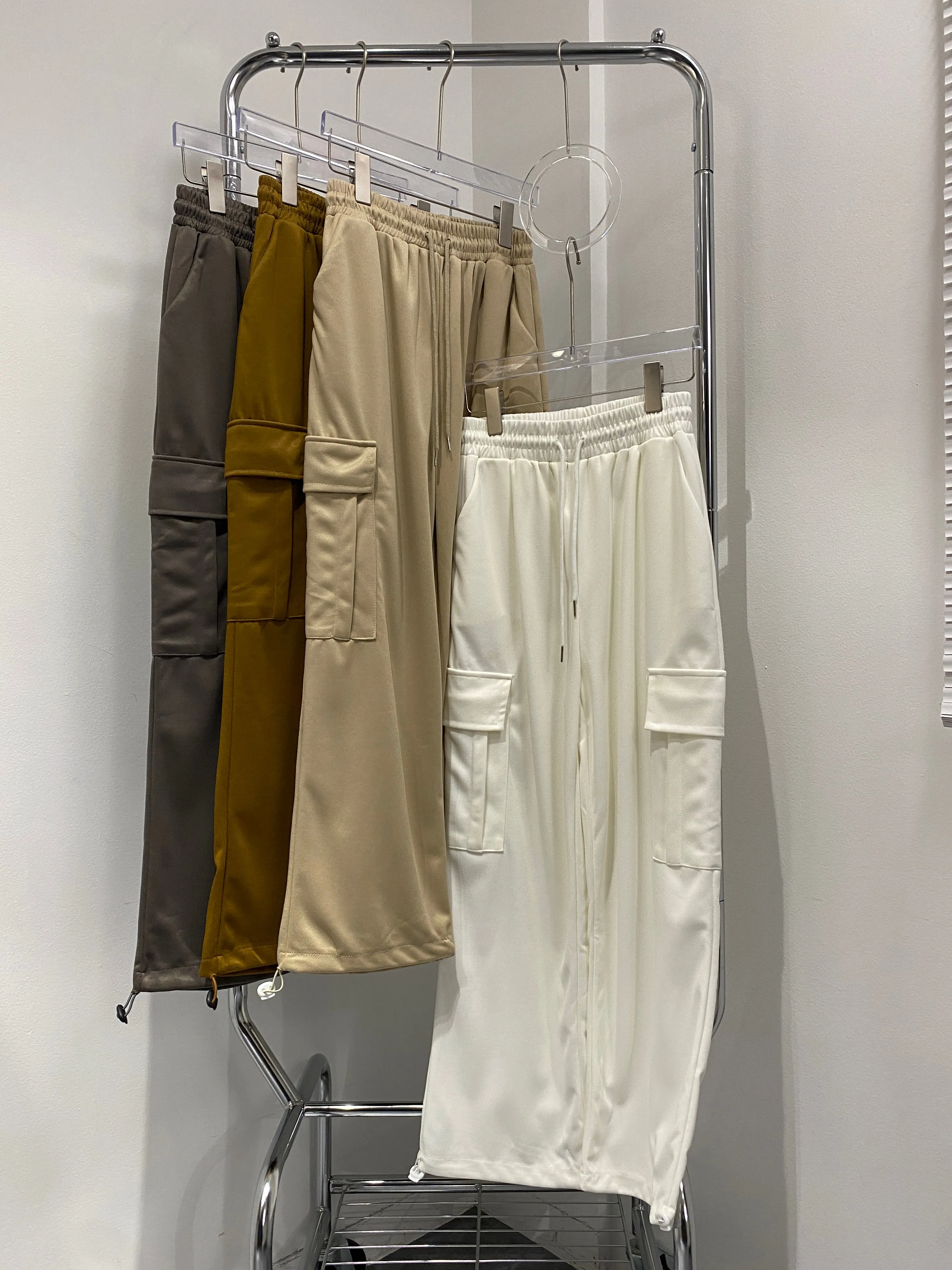 Wide Leg Baggy Sweatpants - Chestnut